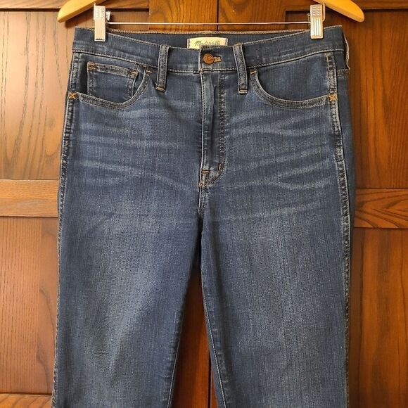Madewell 10" High-Rise Roadtripper Supersoft Jeans in Playford Wash Size 28 - Picture 4 of 8